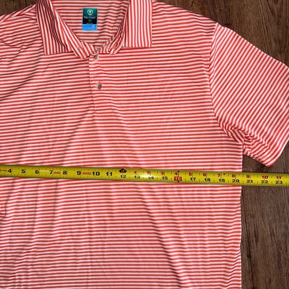 Pro Tour Striped Golf Polo - Picture 3 of 6